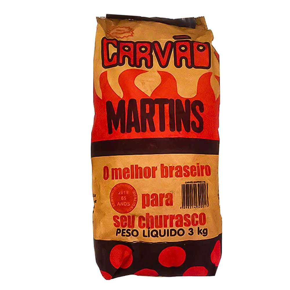 Carvão 3kg Martins