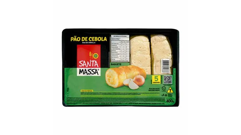 Pão de Cebola Santa Massa