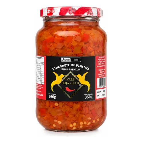 Vinagrete de Pimenta Vale Beija-Flor